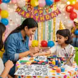 Tattoo Artist For Kids Birthday Celebration