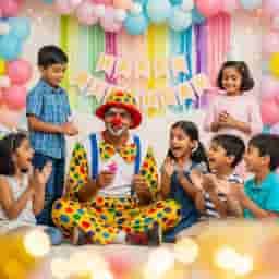 Clown For Kids Birthday Function