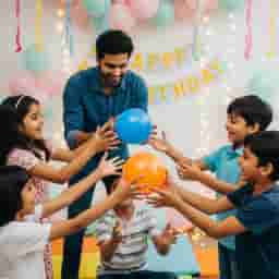 Game Organizer For Kid Birthday Party