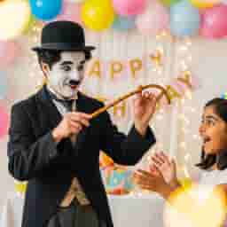 Charlie Chaplin For Kids Birthday Party