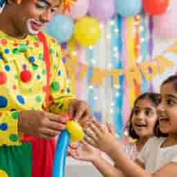 Clown For Kids Birthday Function