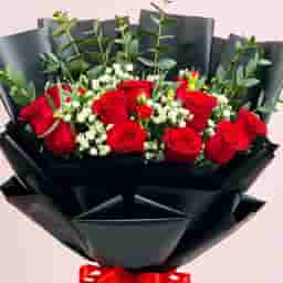 Valentine Special Red Rose Hand Bouquet