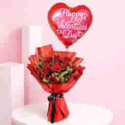  Red Rose Bouquet for Valentine