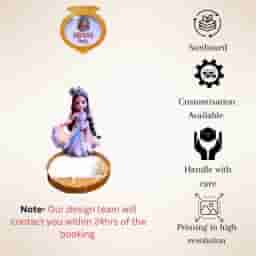 Cute Radha Ji Baby Name Reveal Board