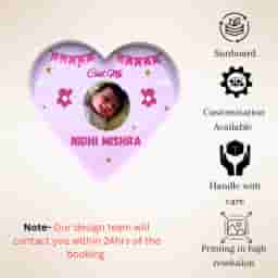 Cute Baby Girl Name Reveal Board