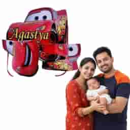 Car Theme Name Board for Boys