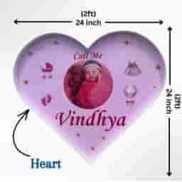 Cute Radha Ji Baby Name Reveal Board