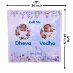 Baby Twins Flex Name Board