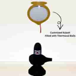 Shiv Ling with Kalash Name Board