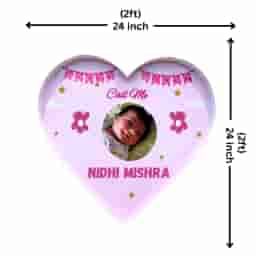 Cute Baby Girl Name Reveal Board