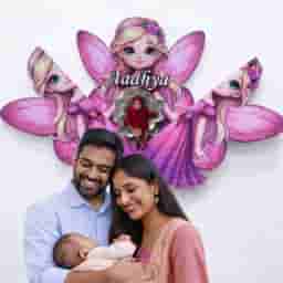 Little Fairy Name Reveal Board