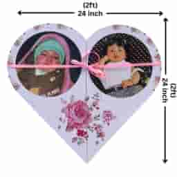 Heart Theme Cutout Name Board