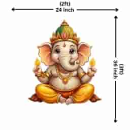 Ganesh ji & Modak Name Board 