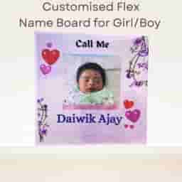 Custom Flex Name Reveal Board