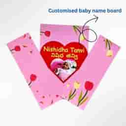 Customised Book Name Board for Girl