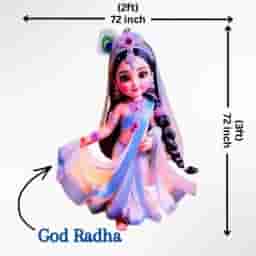 Cute Radha Ji Baby Name Reveal Board