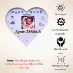 Heart Shape Baby Name Reveal Board