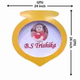 Lord Buddha Theme Name Reveal Board 