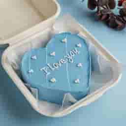 Blue Bento Cake