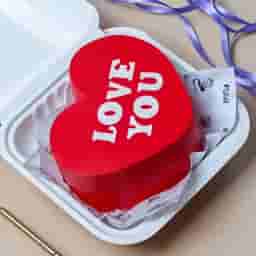 Heart-Shaped Bento Cake