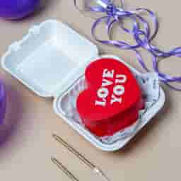 Heart-Shaped Bento Cake