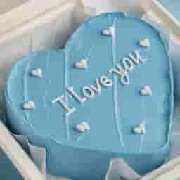 Blue Bento Cake