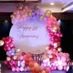 Customized Anniversary Backdrop