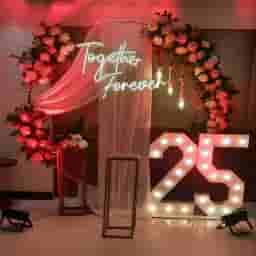 Anniversary Flower Backdrop