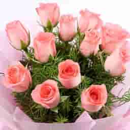 Pink rose bouquet delivery in Indore