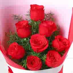 Red Rose Flower Bouquet Delivery in Gurgaon