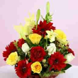 Exotic Flower Basket