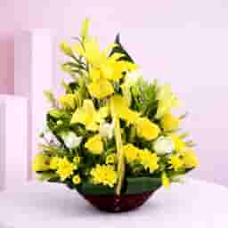 Fragrant Yellow Floral Arrangements
