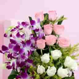 Roses and Orchids Bouquet