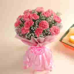 Baby Pink Carnation Bouquet