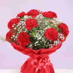 Red Carnations Bouquet