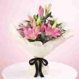 Pretty Pink Lily Bouquet
