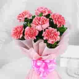 pink carnation flower delivery in Indore