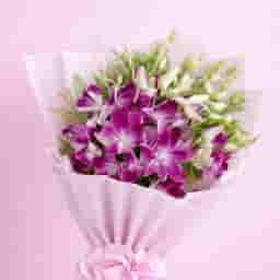 Purple Orchid Bouquet