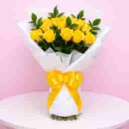 Friendship Day Yellow Rose Bouquet