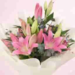 Pretty Pink Lily Bouquet