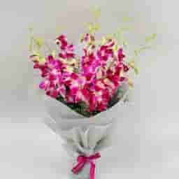 Purple Orchid Flower Bouquet Small