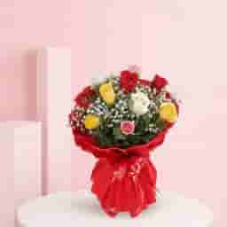 Mixed Roses Bouquet for Birthday