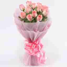Pink rose bouquet delivery in Bhubaneswar
