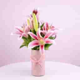 Pleasing Lily in a Vase