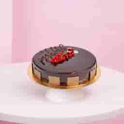 Yellow Gerbera Bunch with Sweet Cake