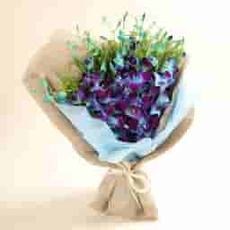 Gorgeous Blue Orchis Bouquet