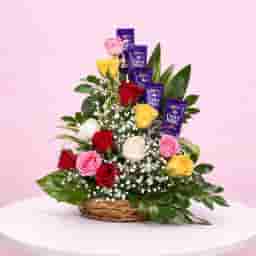 Chocolate Rose Mixed Bouquets