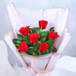 6 Rose bouquet delivery in Bhubaneswar