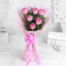 Pink rose bouquet delivery in Chennai