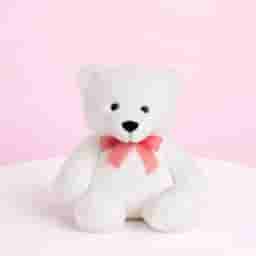 Mixed Rose Vase with Teddy